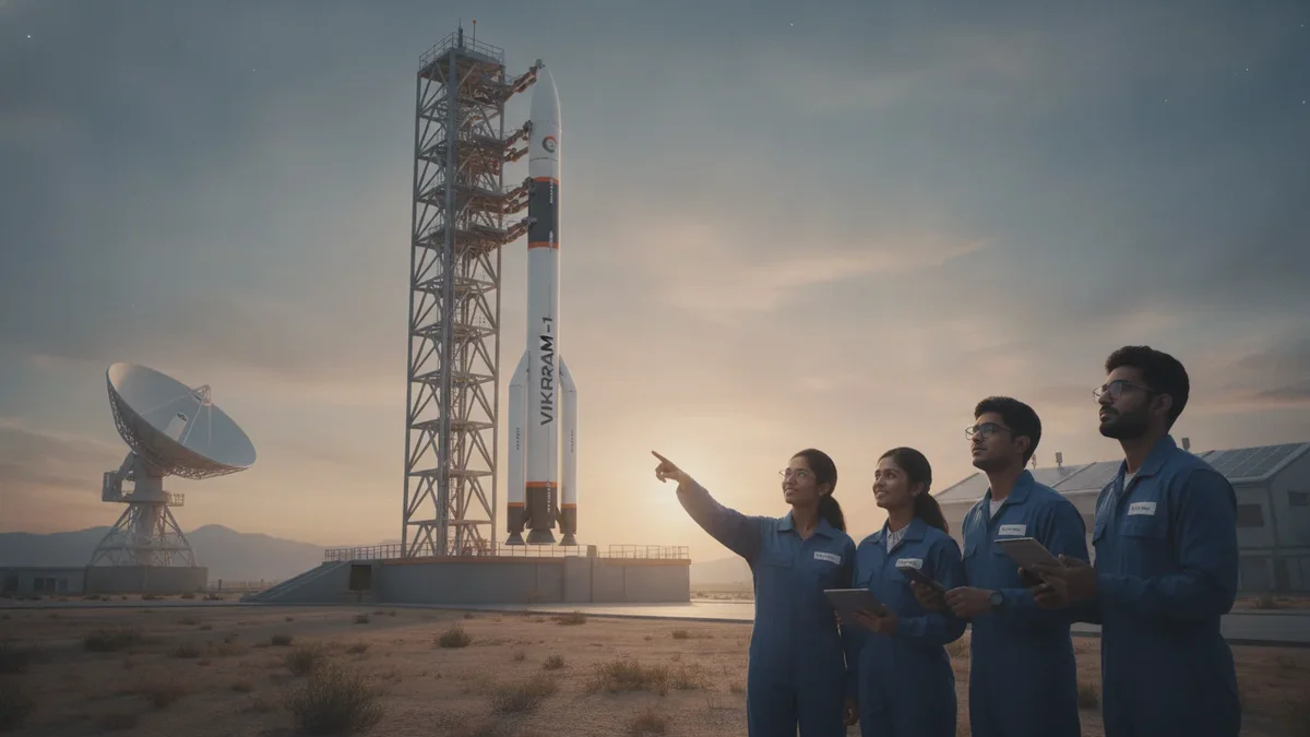 Indien setzt mit der Vikram-1-Rakete auf günstige Miniraketen für den Raumfahrtmarkt