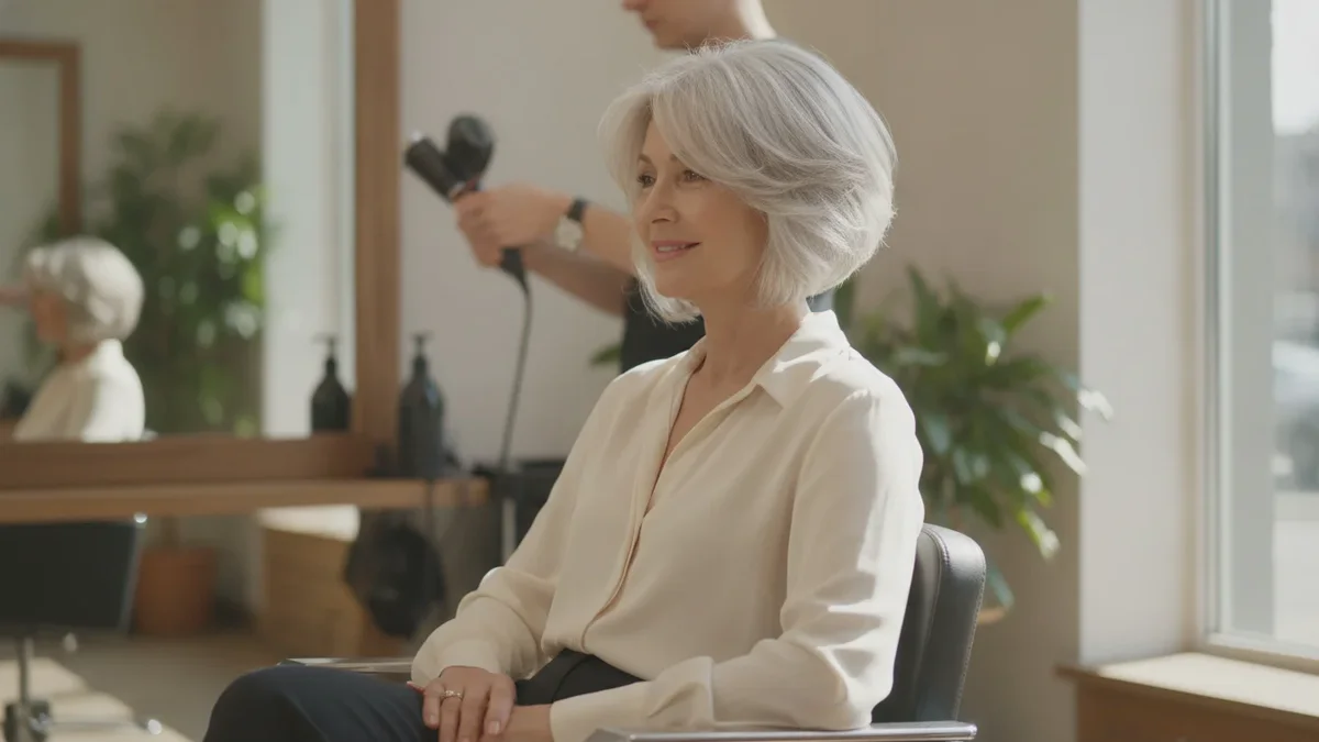 Laut Friseurinnen ist das die schmeichelhafteste Frisur für feines Haar ab fünfzig