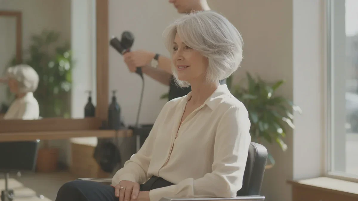 Friseure sind sich einig: Diese Frisur steht feinem Haar ab fünfzig am besten