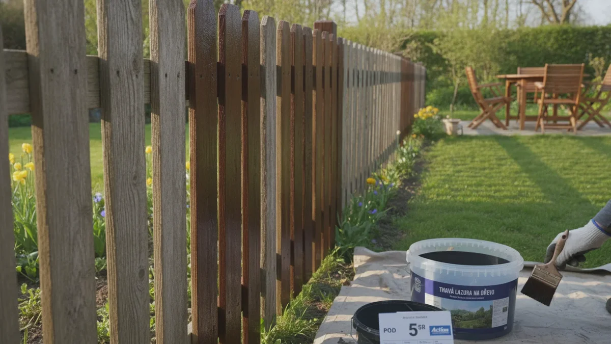 Dunkle Holzlasur aus dem Action-Markt unter 5 Euro: So wirkt Ihr Garten wie neu