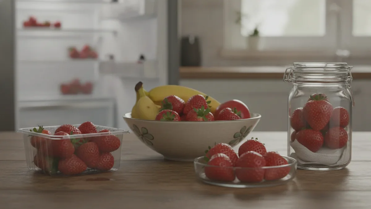 Bloß nicht in den Kühlschrank: So bleiben Erdbeeren tagelang frisch und süß