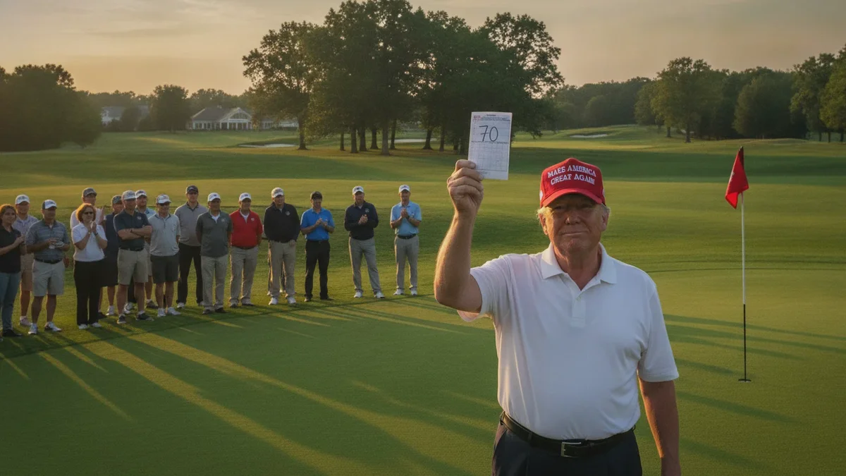 Trumps Golfergebnis verblüfft Experten und Fans gleichermaßen