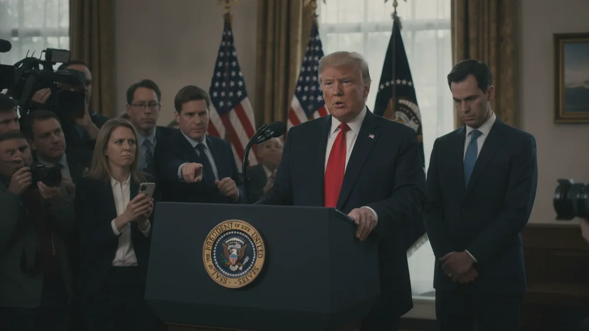 Trump entfacht mit knapper Antwort neue Spekulationen über JD Vance