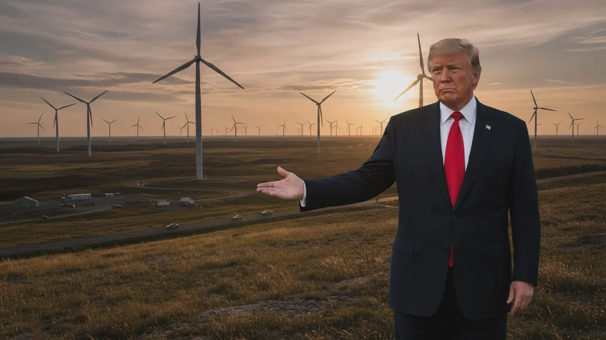 Trump erklärt: „Staaten mit Windturbinen sind Versager“ – obwohl er ein Land mit 77.000 davon regiert