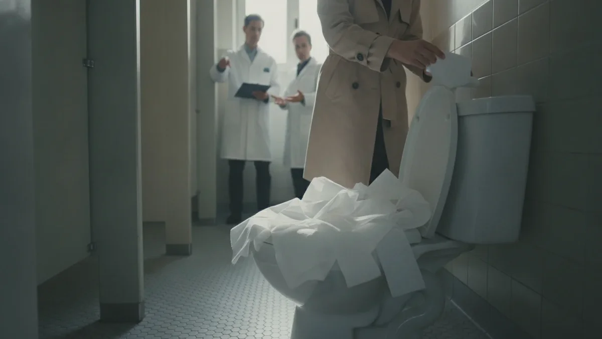 Experten widerlegen beliebten Trick auf öffentlichen Toiletten: Warum Sie kein Papier mehr auf den Sitz legen sollten