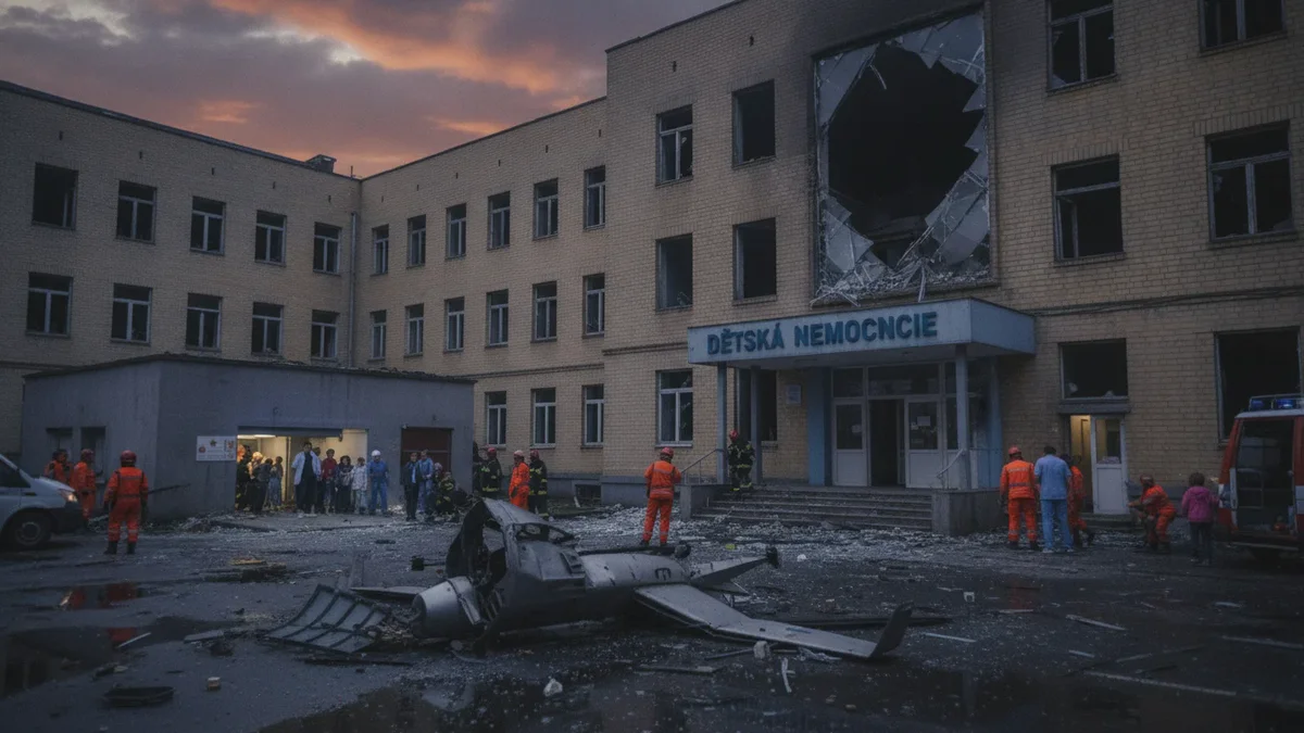 Russische Drohne trifft Kinderkrankenhaus – 17 Tote in Kiew nach massivem Angriff