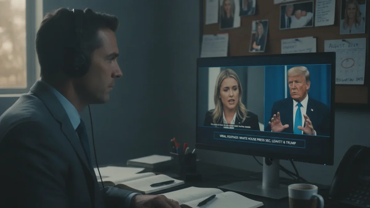 Lippenlese-Expertin analysiert Video mit Karoline Leavitt und Donald Trump