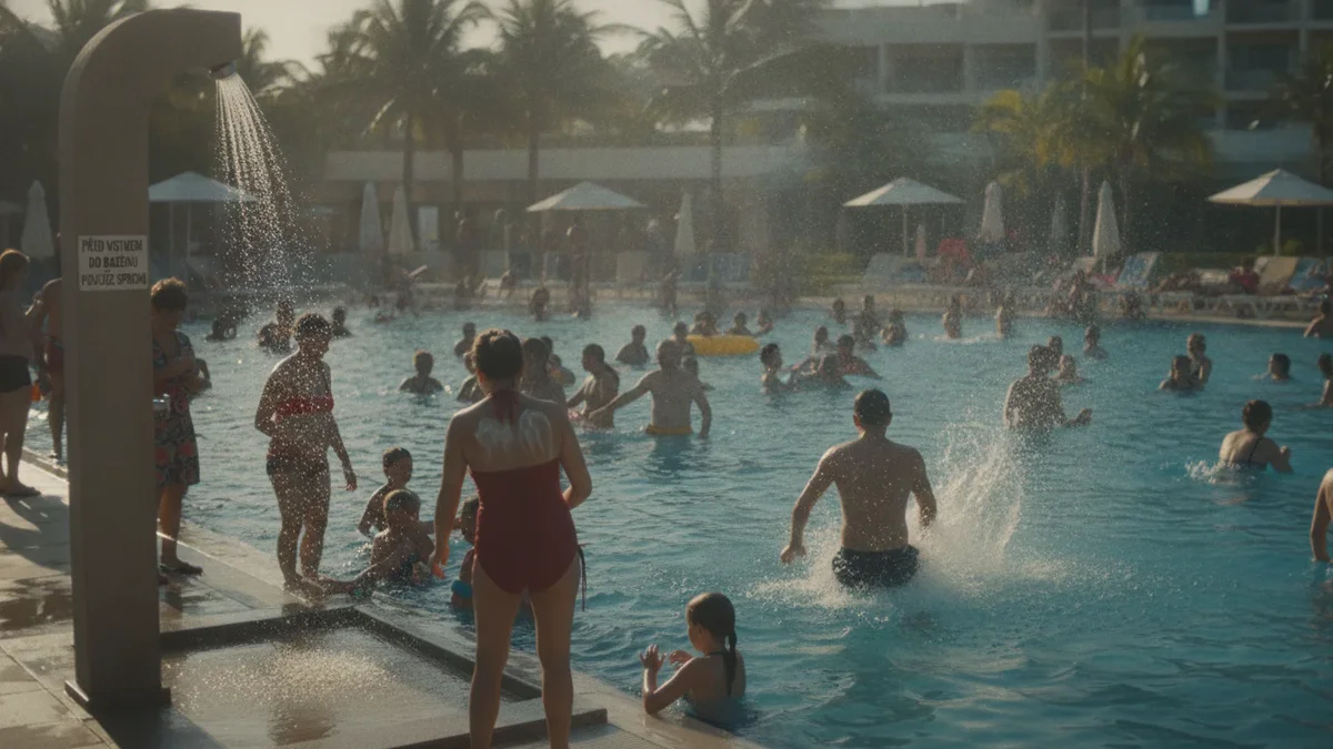 Knifflige Frage am Hotelpool: Wie viele Gäste haben sich überhaupt geduscht?