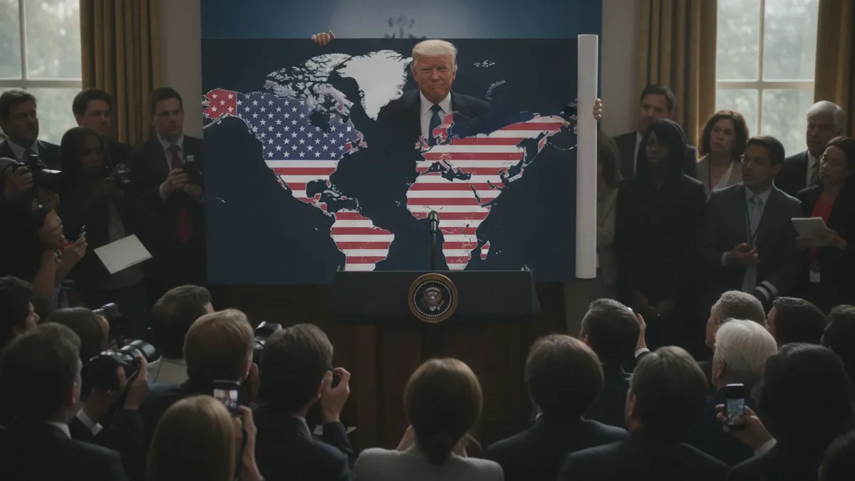 Trump zeigt neue Karte: US-Grenzen reichen bis in die Karibik